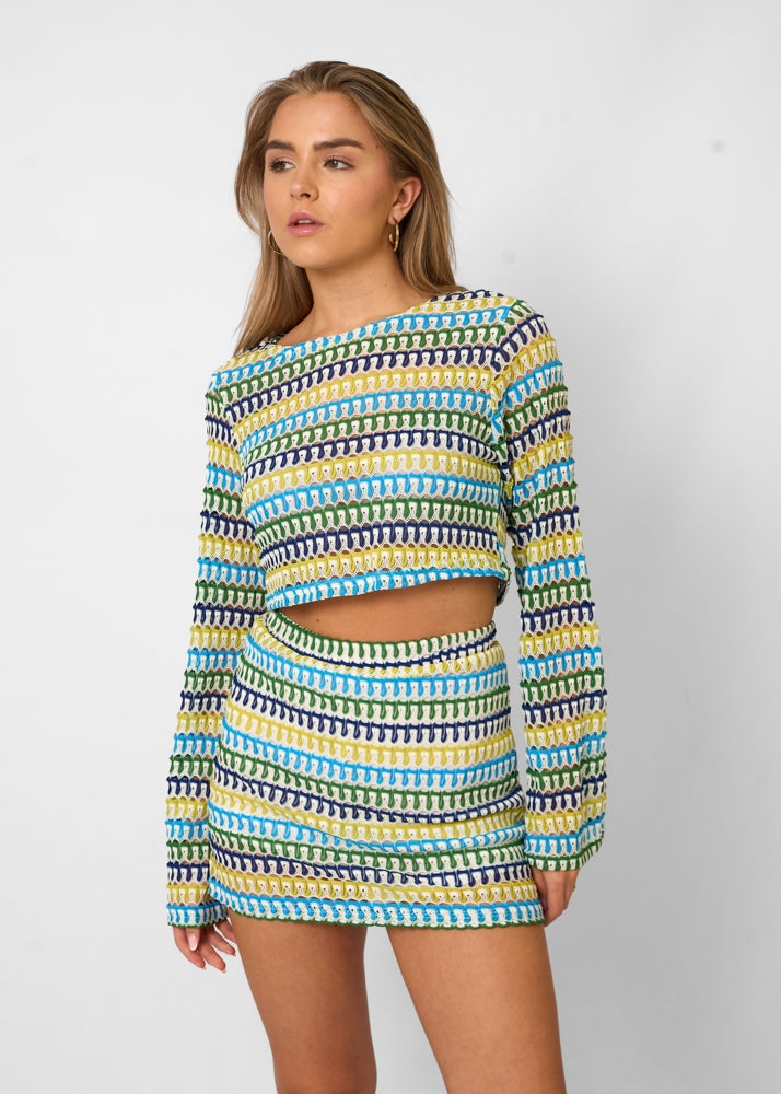 Soléava – Crochet zomerset met vrouwelijke pasvorm en stijlvolle flair