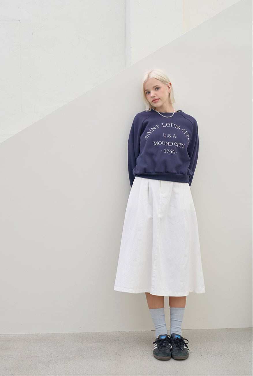 Sorelia A-lijn Midi-Rok – Tijdloze Eenvoud met Casual Verfijning