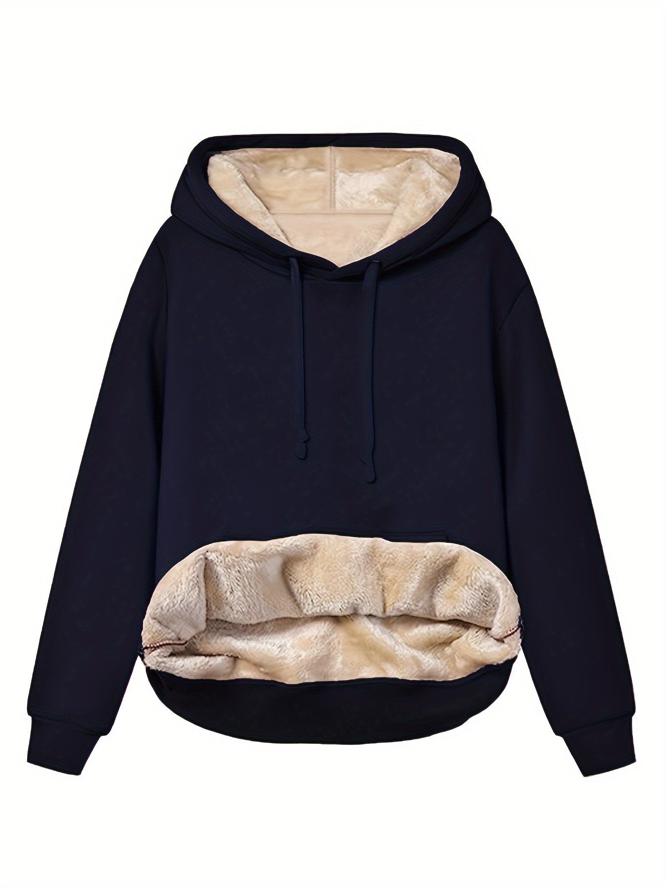 Zephyra Warme Fleece Hoodie – Dames Pullover met Capuchon voor Comfort & Stijl