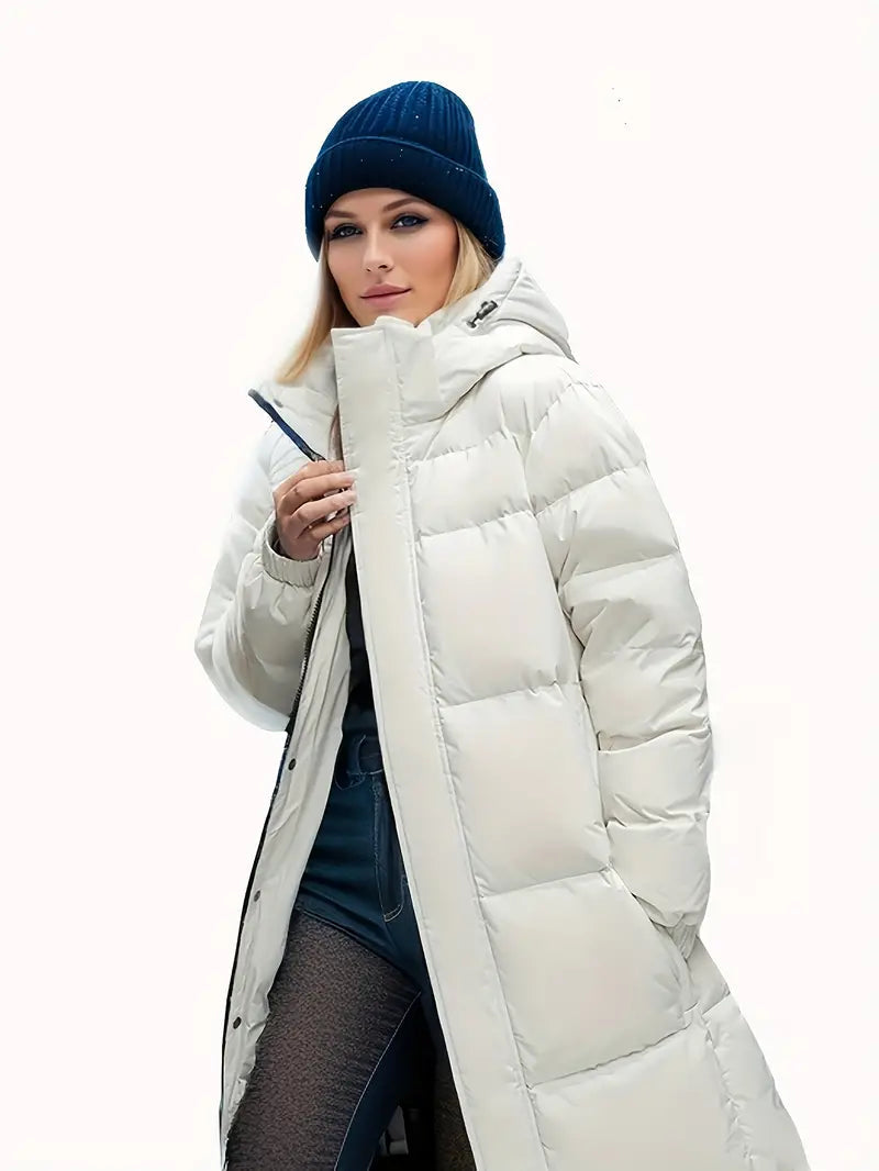 Clarine Winter Parka – lange damesparka met warme voering en elegante uitstraling