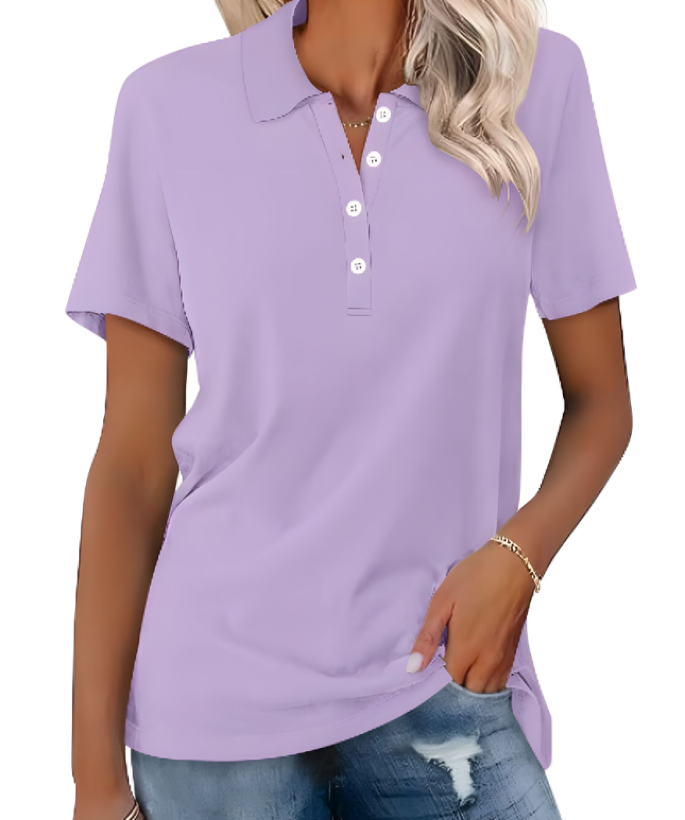 Noelia – Klassiek dames poloshirt met ademende pasvorm en tijdloze stijl