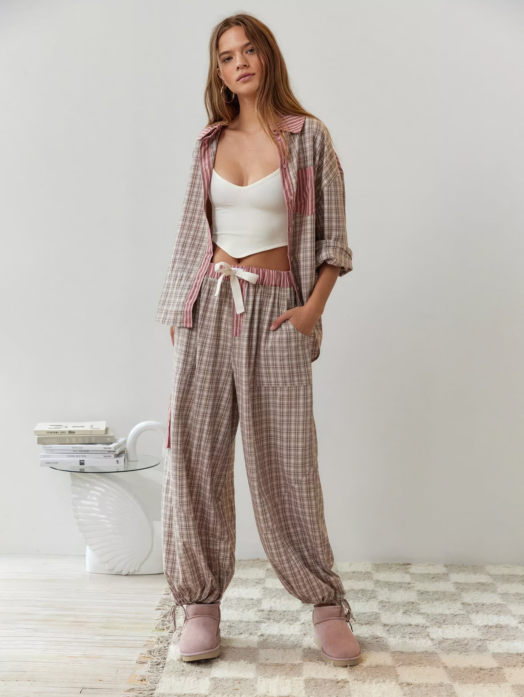 Elara Luxe Pyjama Set – Waar Comfort en Elegantie Samensmelten