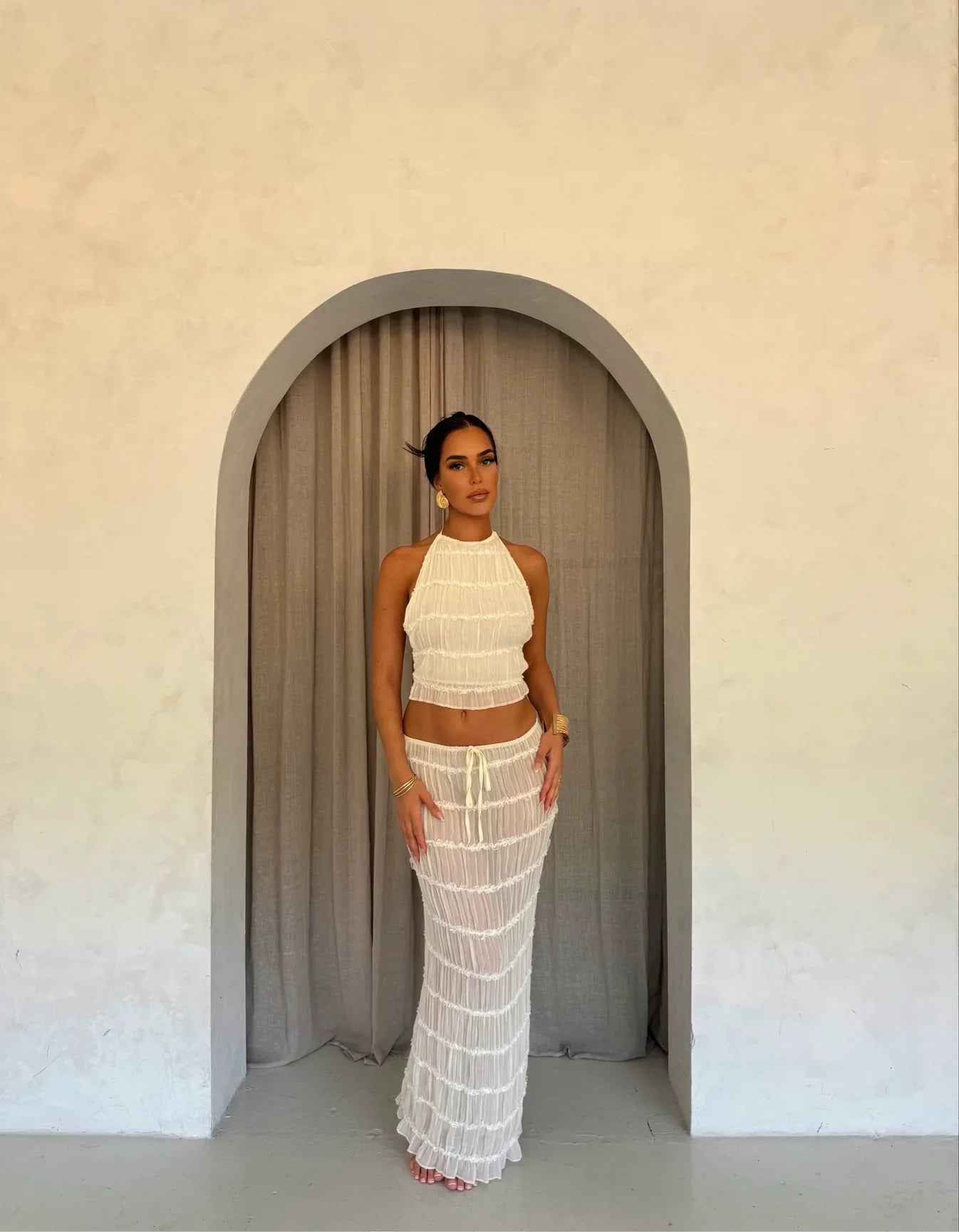 Velvarya – Luxe dames zomerset met elegante pasvorm en luchtige stof