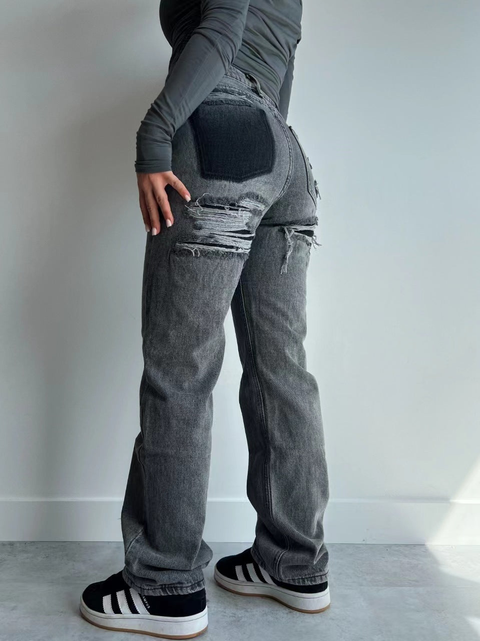 Amerikaanse Straight Fit Jeans