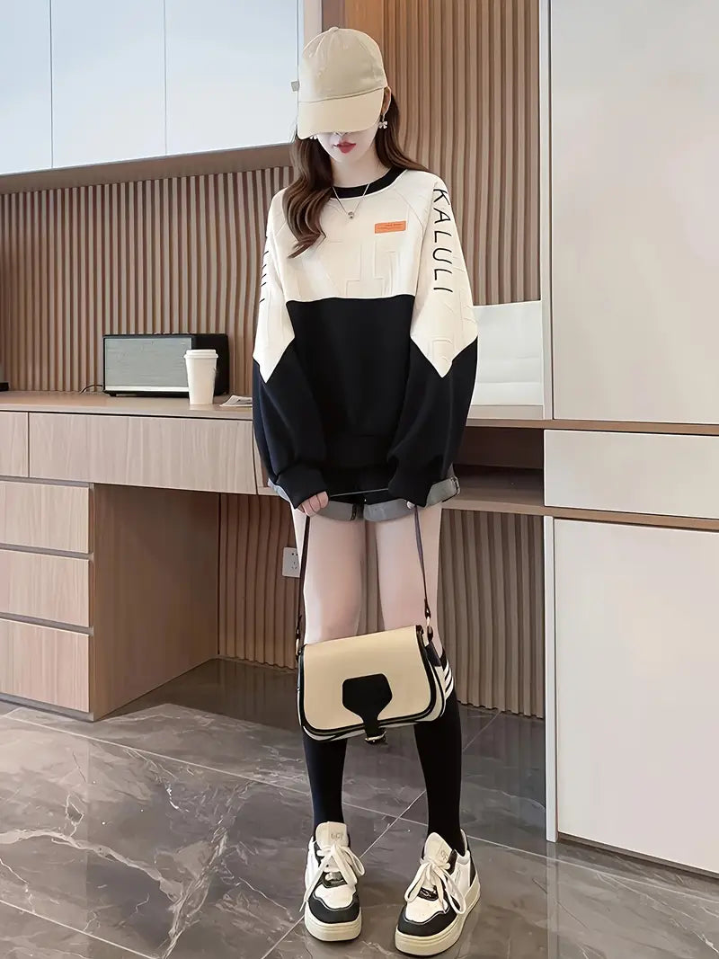 Calira Oversized Sweater – Stijlvolle Streetwear met Zachte Luxe