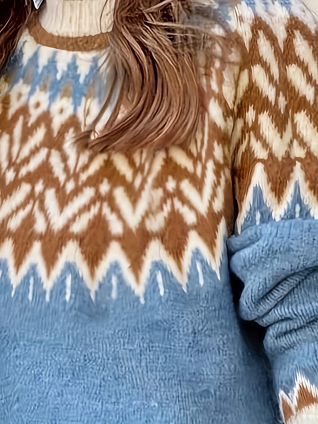 Isola Dames Trui met Hoge Hals – Warmte & Kleur in Stijl