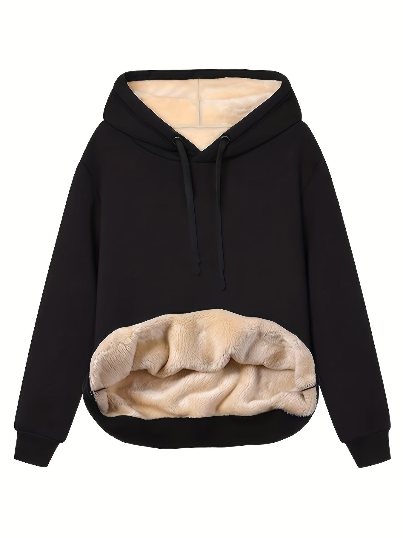 Zephyra Warme Fleece Hoodie – Dames Pullover met Capuchon voor Comfort & Stijl