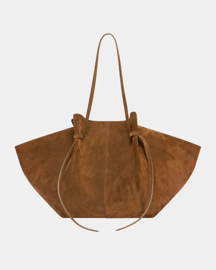 Amelith Vegan Suède Tote Bag – Tijdloze Luxe & Functionele Elegantie