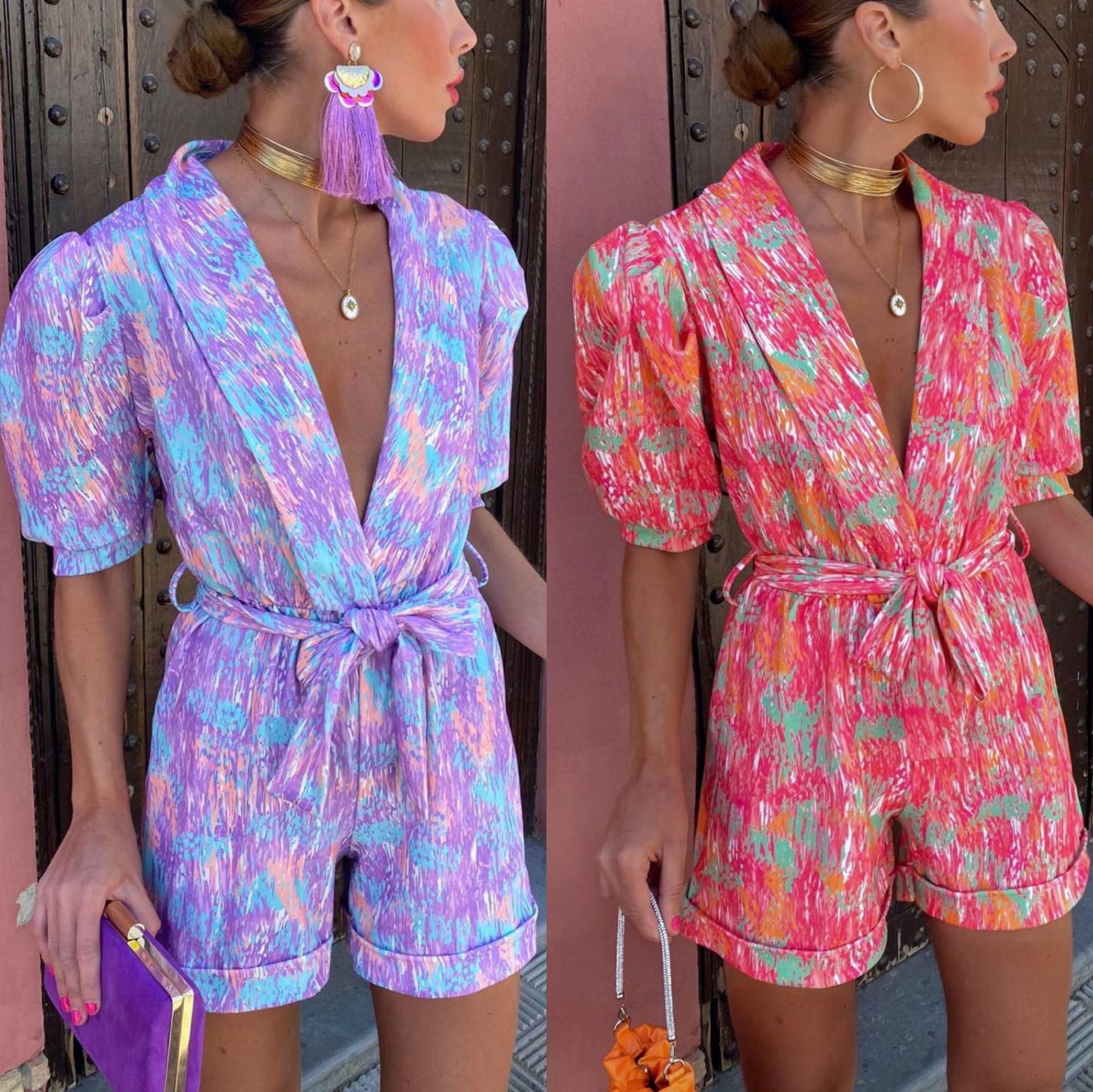 Marisca - Stijlvolle en Comfortabele Playsuit voor een Speelse en Opvallende Look