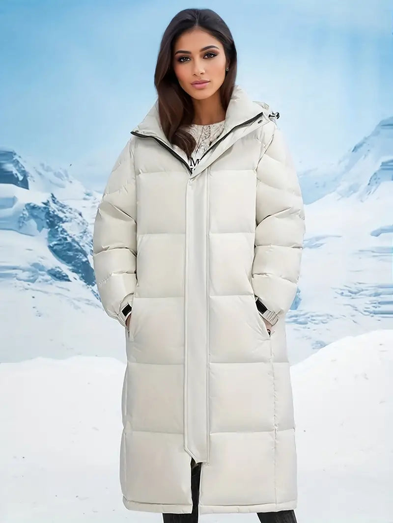 Clarine Winter Parka – lange damesparka met warme voering en elegante uitstraling
