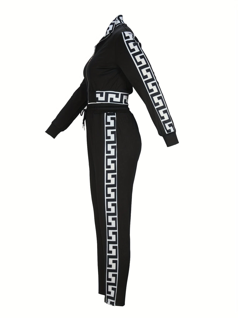 Noelle Set – Moderne Tweedelige Set met Subtiele Printdetails