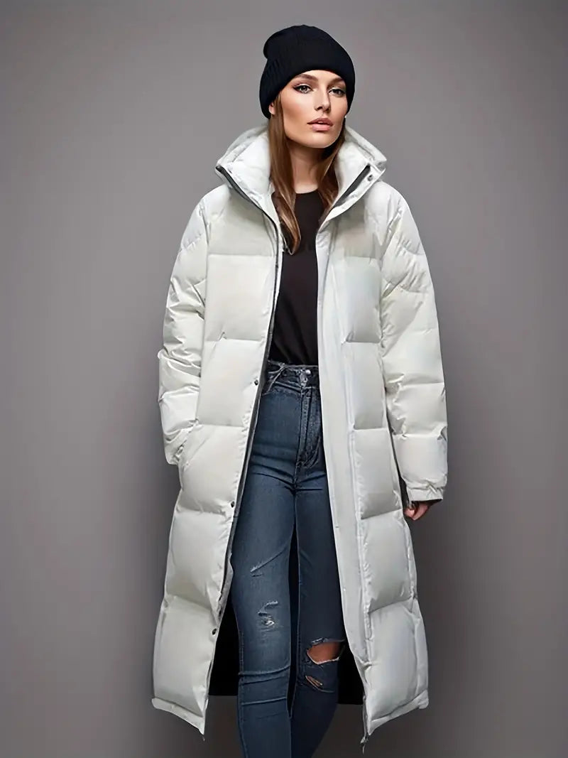 Clarine Winter Parka – lange damesparka met warme voering en elegante uitstraling
