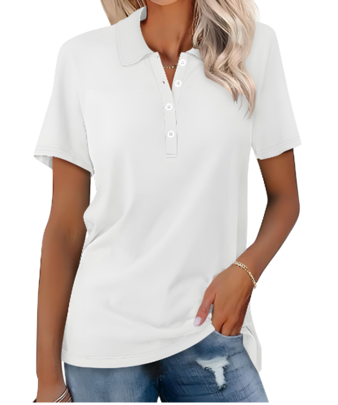 Noelia – Klassiek dames poloshirt met ademende pasvorm en tijdloze stijl