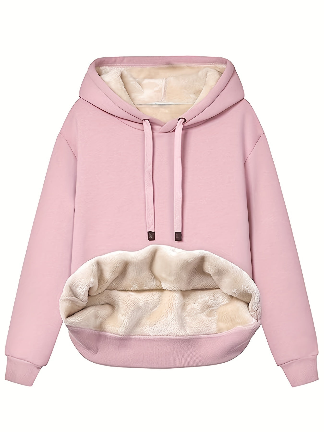 Zephyra Warme Fleece Hoodie – Dames Pullover met Capuchon voor Comfort & Stijl