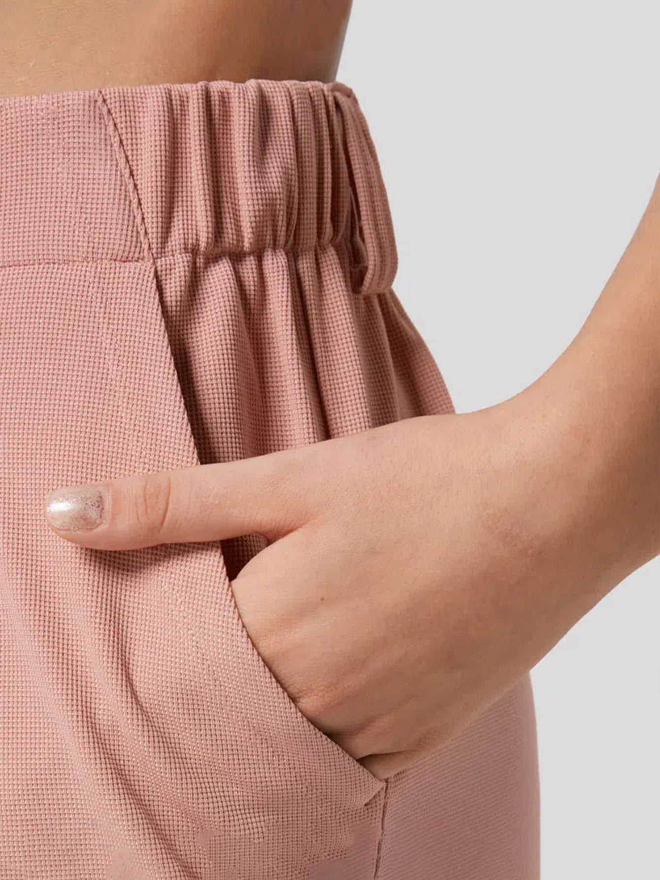 Veyora – Elegante Comfortbroek met Hoge Taille en Praktische Zakken