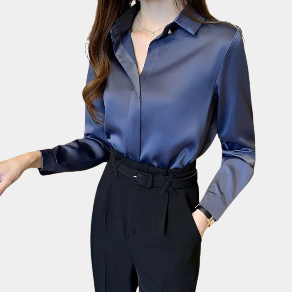 Elarine – Elegante damesblouse met verfijnde charme en tijdloze veelzijdigheid