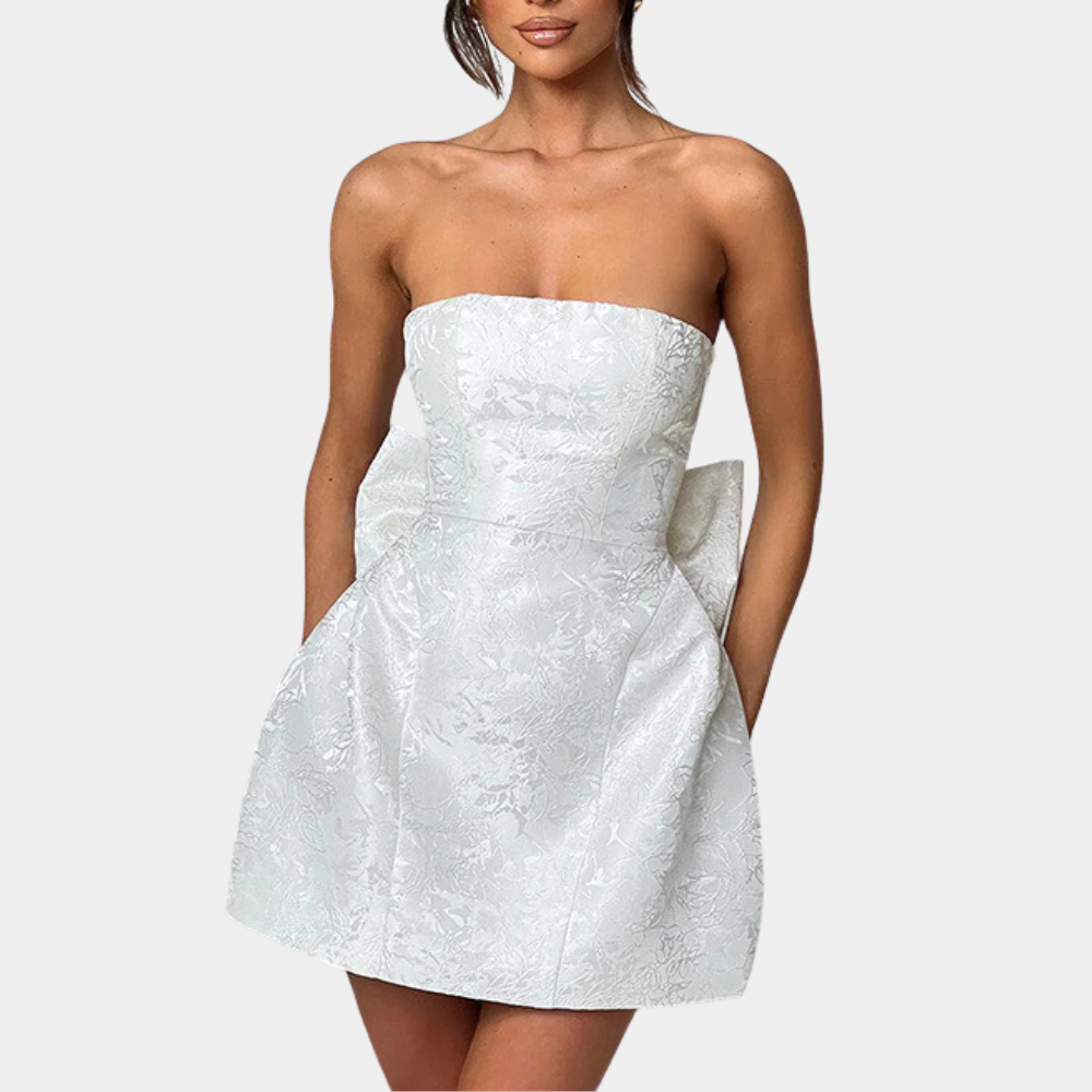 Elanovia – Strapless cocktailjurk voor dames met een elegante, moderne uitstraling