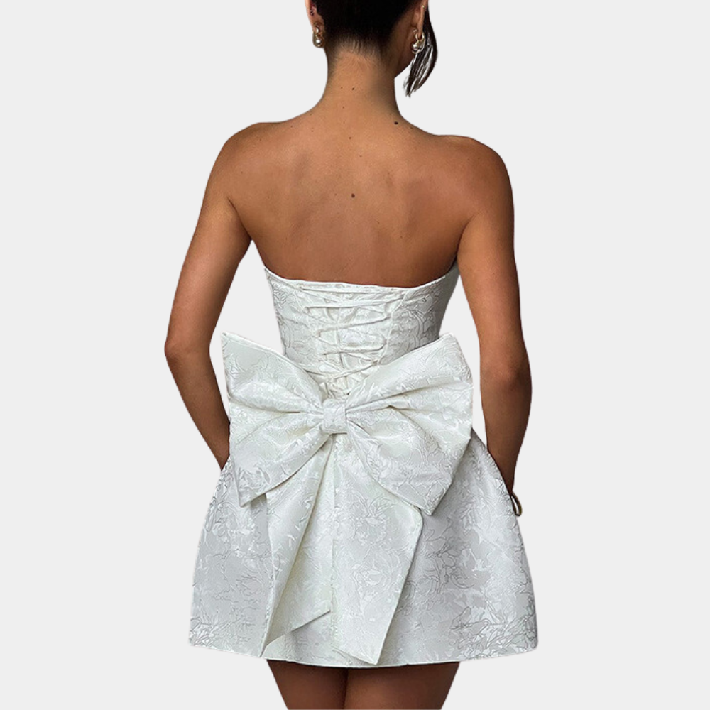 Elanovia – Strapless cocktailjurk voor dames met een elegante, moderne uitstraling