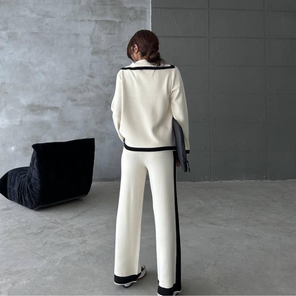 Avenora – Stijlvolle Tweedelige Set met Top en Broek