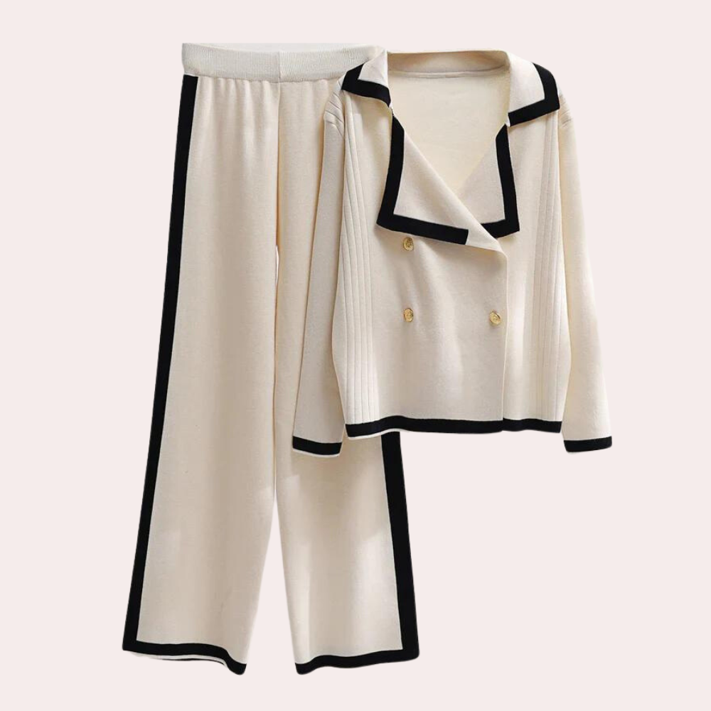 Avenora – Stijlvolle Tweedelige Set met Top en Broek