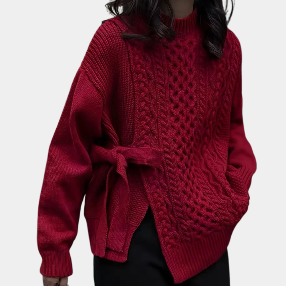 Elaris – Gebreide Damestrui met Elegant Breipatroon