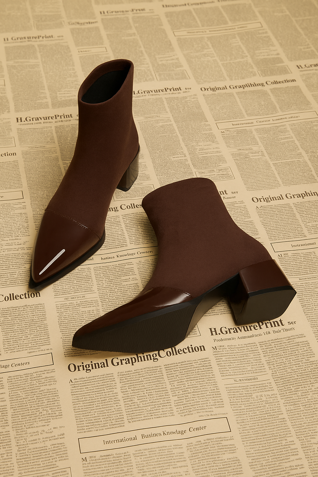 Élodine Enkellaarsjes – Tijdloze Verfijning met een Glanzende Twist