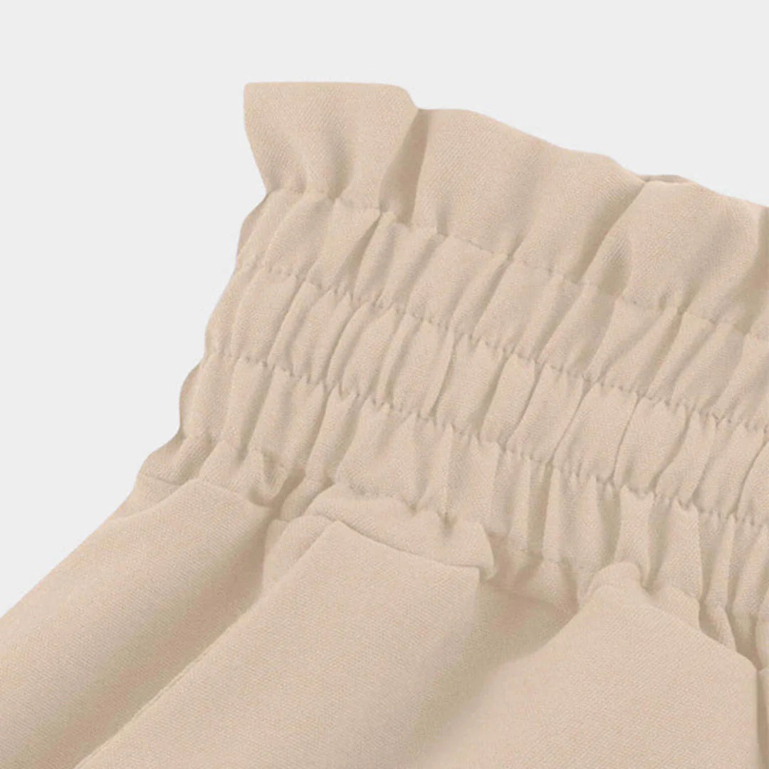 Elyvera – Chique high-waist broek met wijde pijpen en flatterend silhouet