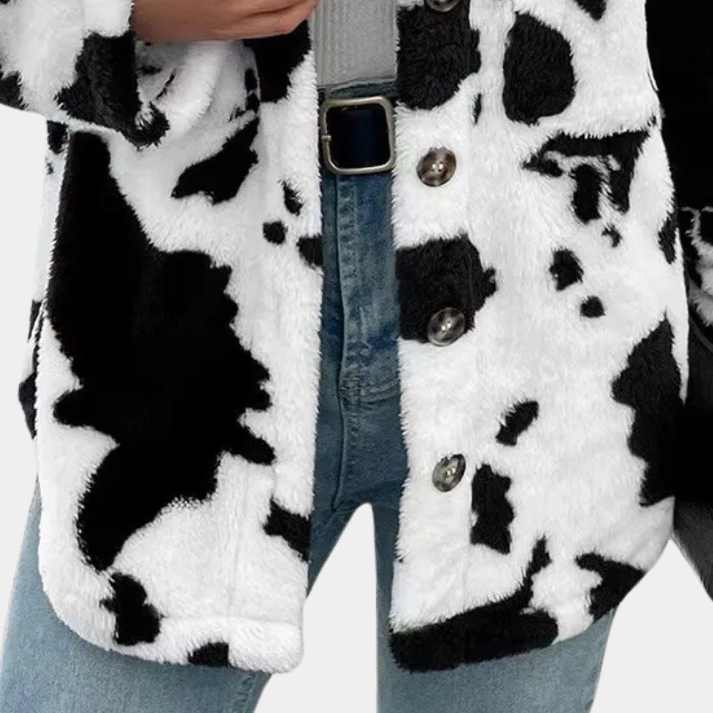 EMILIA - Luxe Winterjas voor Dames in Zwart en Bruin