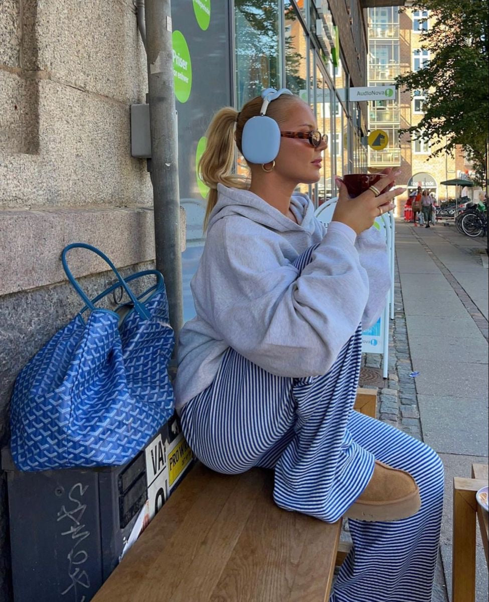 Elisanya – Gestreepte dames loungebroek met stretch