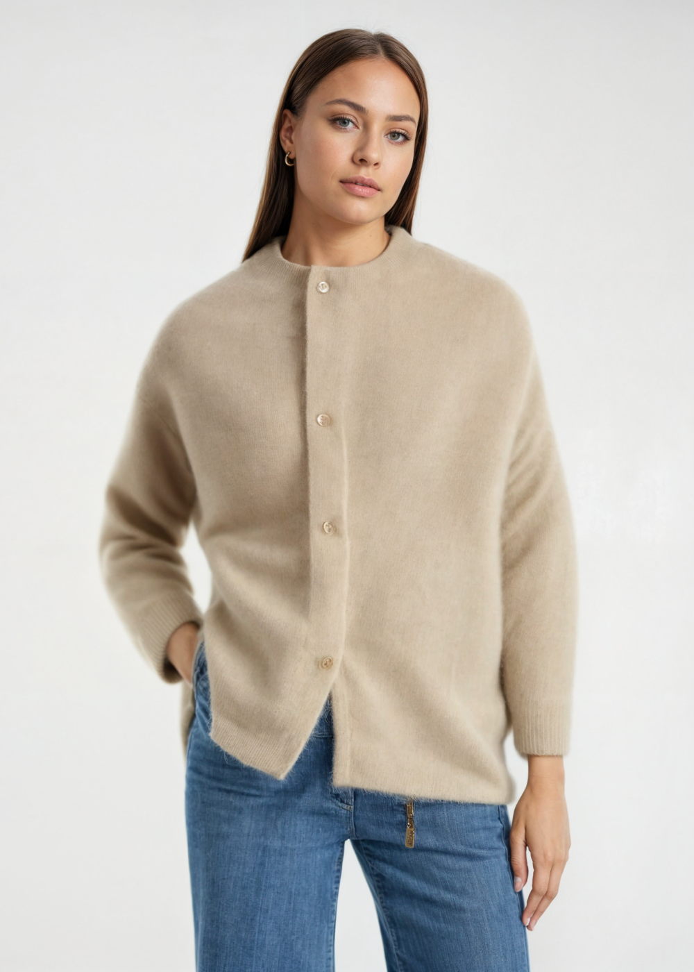 Alira Soft Open Cardigan – Tijdloze Warmte met een Vleugje Elegantie