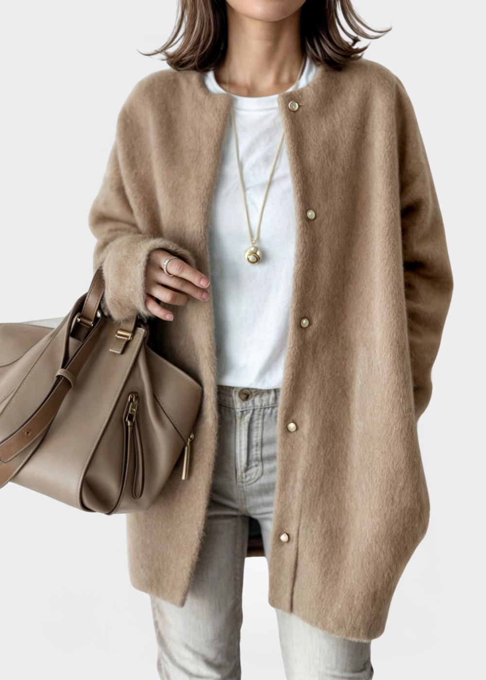 Alira Soft Open Cardigan – Tijdloze Warmte met een Vleugje Elegantie