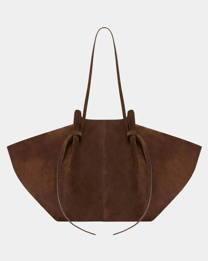 Amelith Vegan Suède Tote Bag – Tijdloze Luxe & Functionele Elegantie