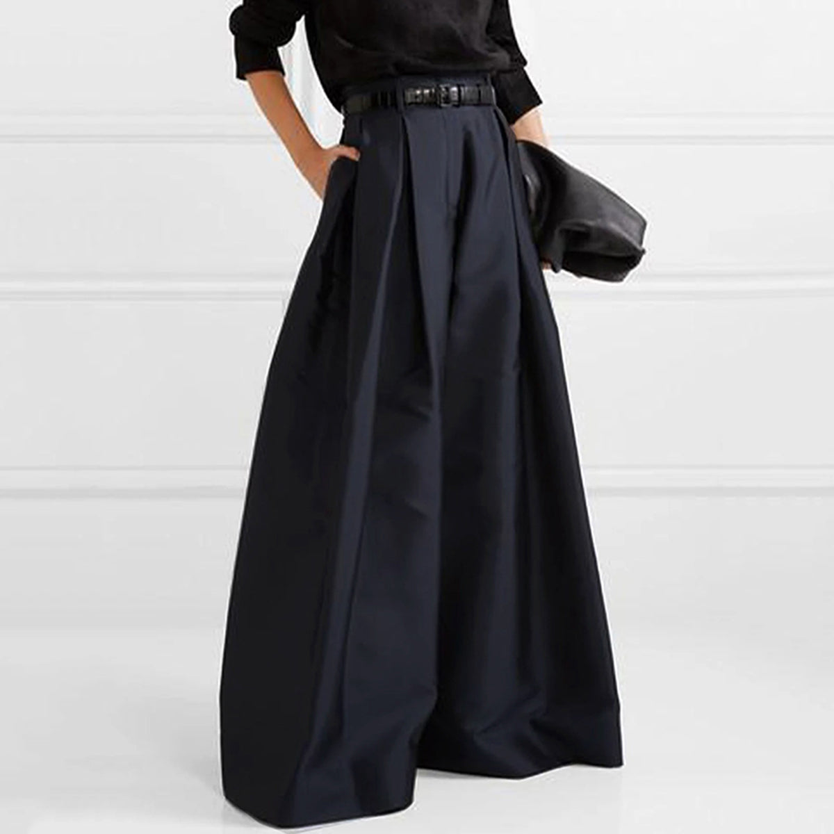 Maxi Rok Dames met Hoge Taille – A-lijn & Elegant