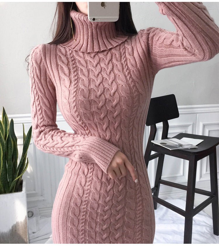 Noelle Knit Midi Dress – Tijdloze Klasse in Zachte Knit