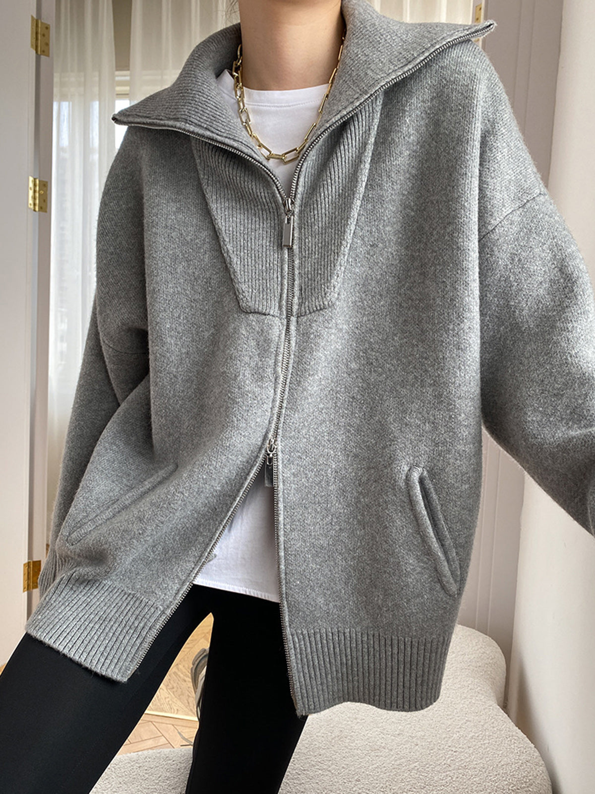 Noëlle Oversized Cardigan – Stijlvol Comfort voor Elke Gelegenheid