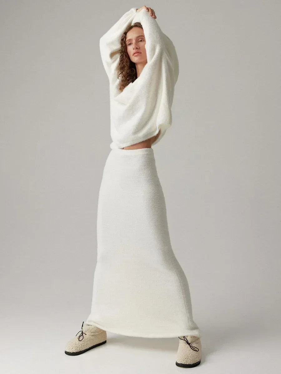 Elena Gebreide Set – Tijdloze Comfort & Stijl in Één