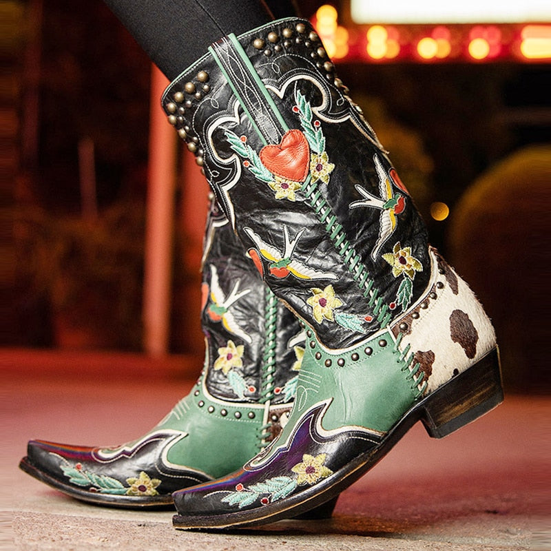Calliora – Cowboylaarzen voor Dames | Westernstijl met Elegante Details