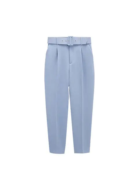 Selvara – Dames Tweedelige Business Set met Blazer & Slim-Fit Broek