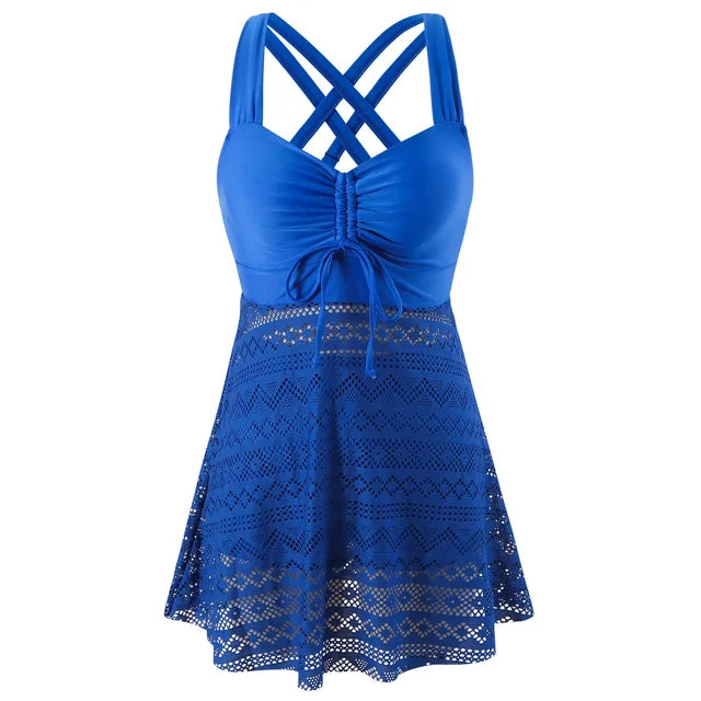 Mirelline – Elegante tankini met flatterende pasvorm en ingebouwde ondersteuning