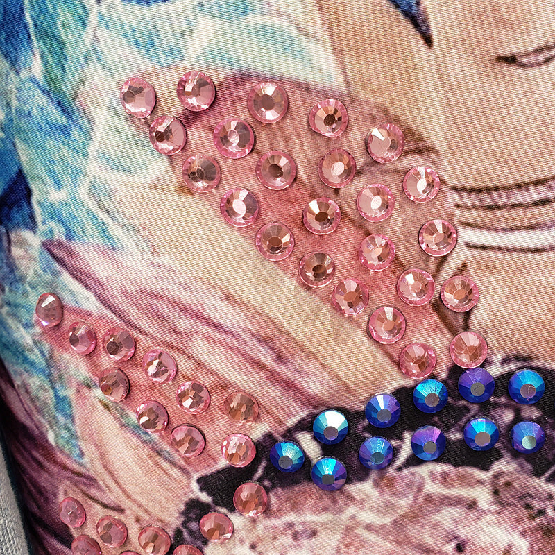 Solmara Denim Jacket – Artistieke Zonnebloem Flair in Tijdloos Denim