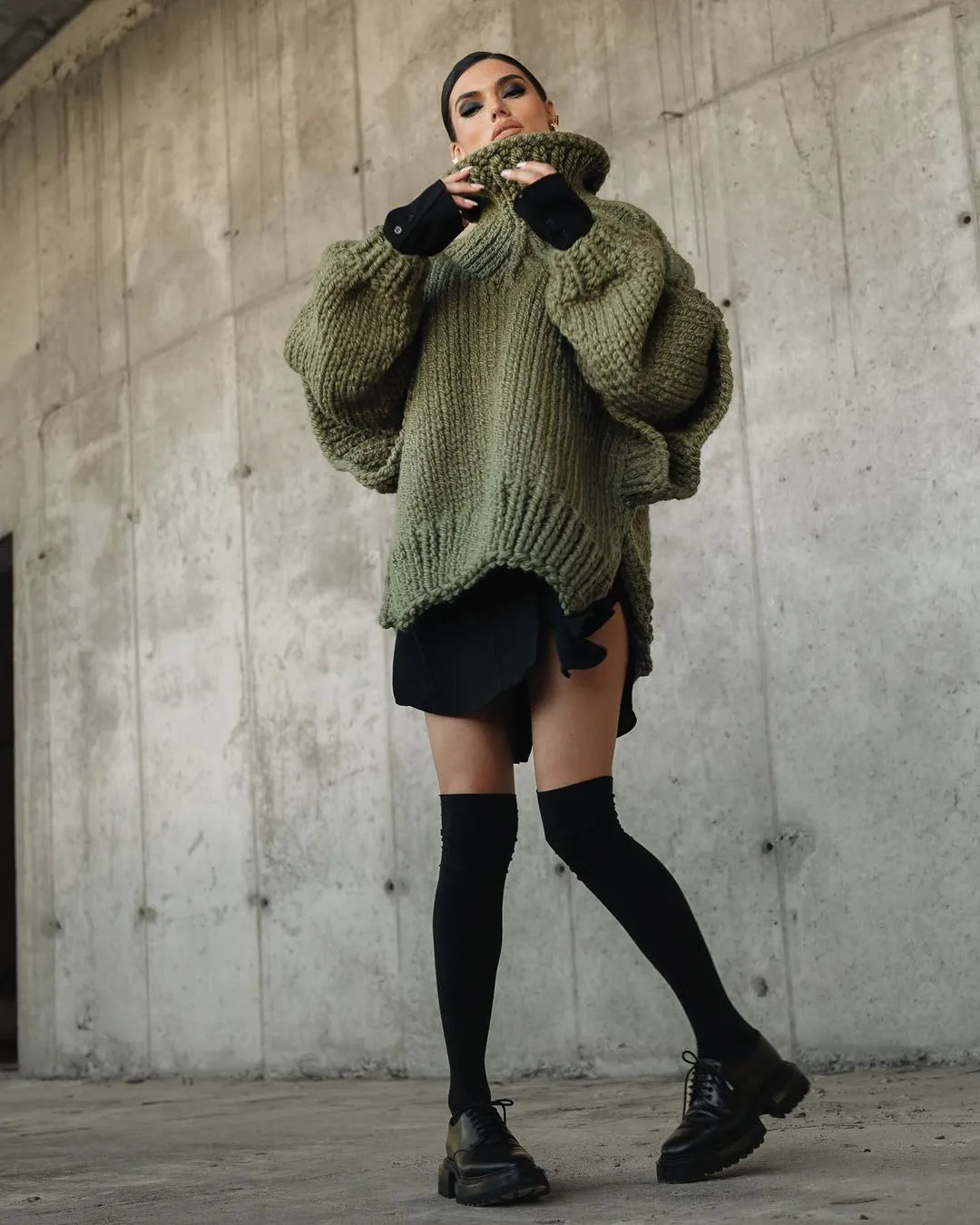 Elayne Oversized Knit – Comfort en Karakter in één Statement Trui