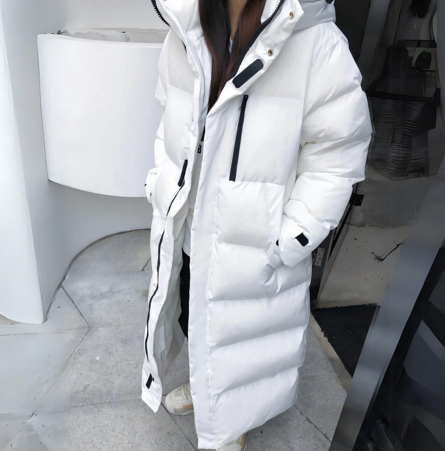 Arlena Winter Down Coat – Luxe Warmte met Tijdloze Elegantie