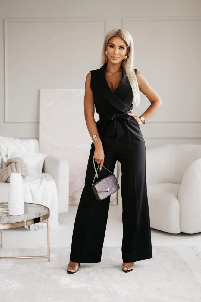 Serafina - Elegante Mouwloze Jumpsuit met Perfecte Pasvorm voor Dames