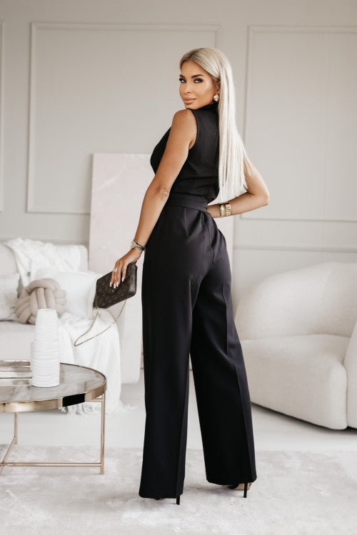 Serafina - Elegante Mouwloze Jumpsuit met Perfecte Pasvorm voor Dames