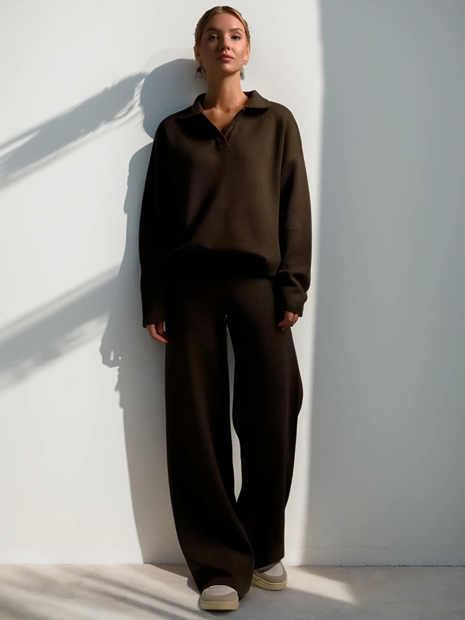 Aveline Cozy Lounge Set – Zachte Tweedelige Dames Set met Luxe Comfort