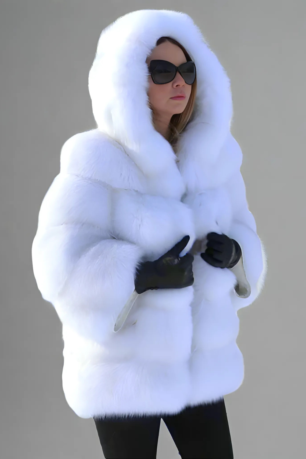 Serelise Pelsjack met Capuchon – Luxe Warmte & Tijdloze Elegantie