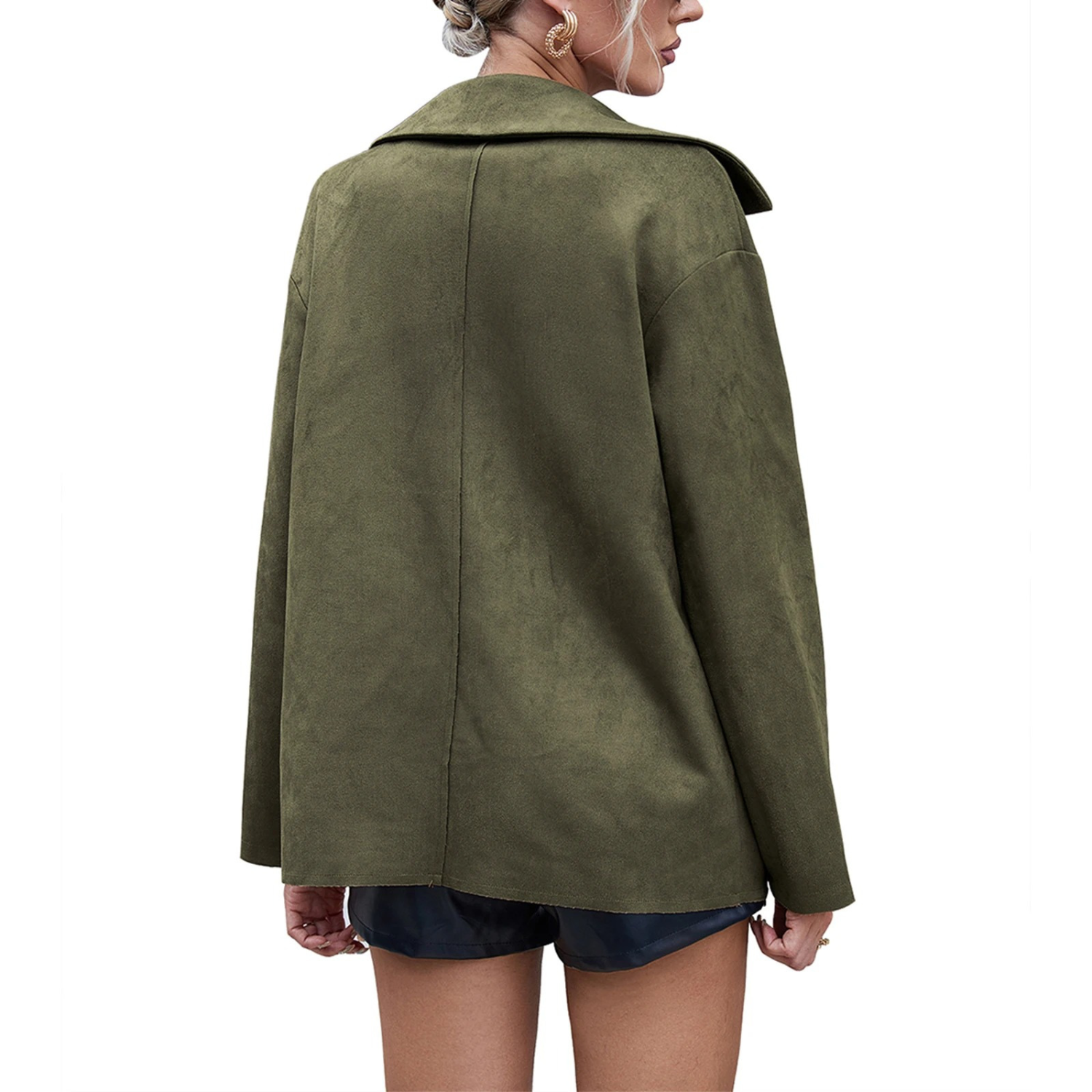 Noorine – Suède Damesjas met Luxe Look en Tijdloze Pasvorm