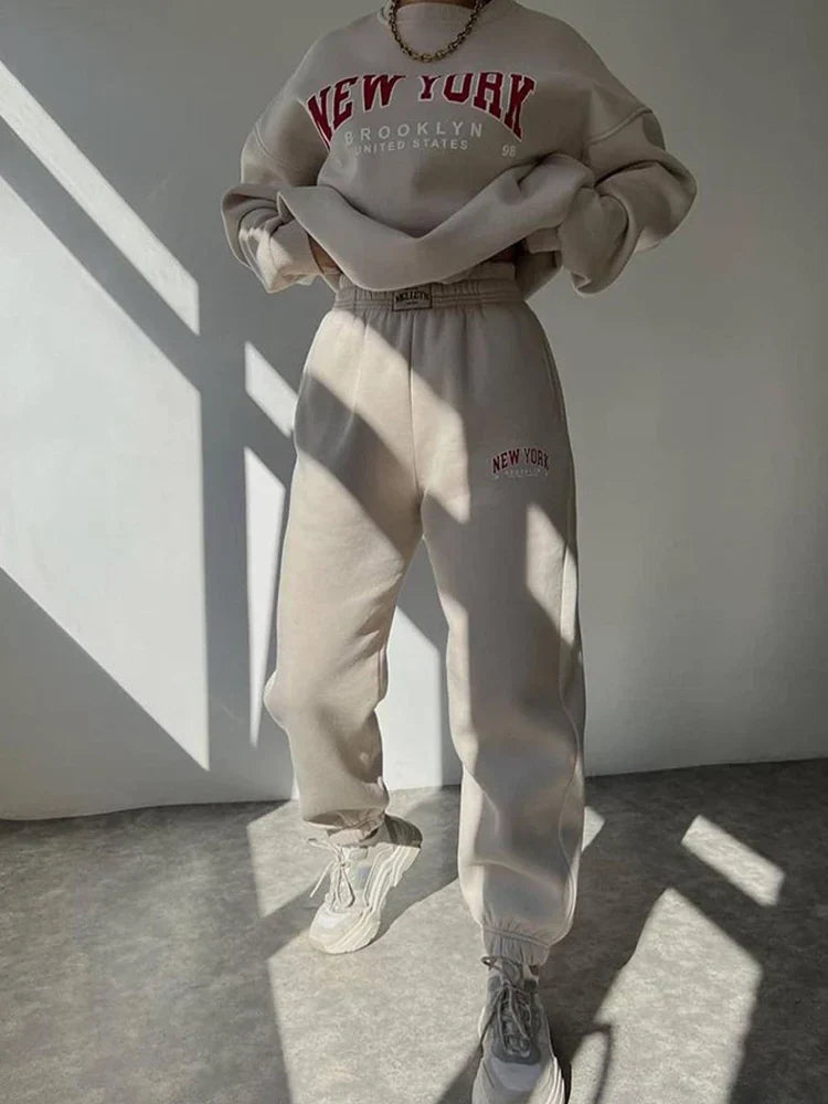 Marélle New York Co-ord Set – Stijlvol Comfort in een Moedige Look