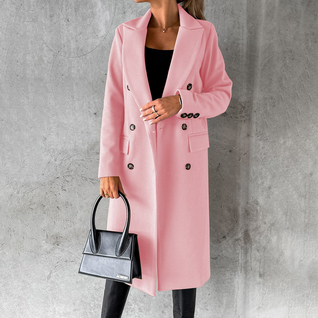 Isolde Coat – Warme en elegante winterjas met luxe afwerking