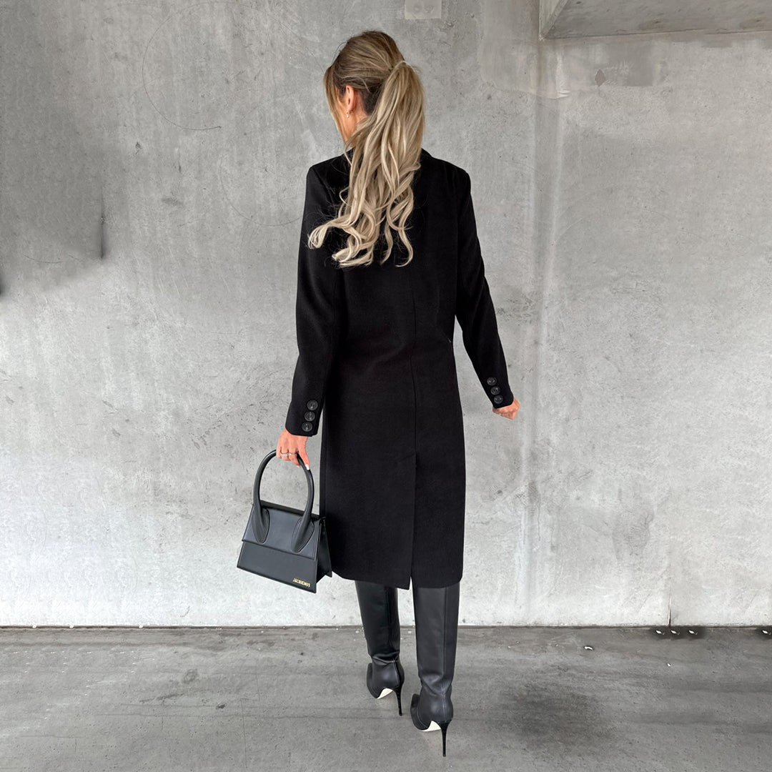 Isolde Coat – Warme en elegante winterjas met luxe afwerking
